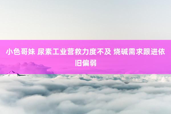小色哥妹 尿素工业营救力度不及 烧碱需求跟进依旧偏弱